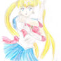 Фан-арт Sailormoon. Усаги — Sailor Moon. Версия 2